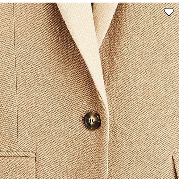 *NWT* J.Crew Alfie Blazer with Contrast Collar in Italian Cotton-Wool - Picture 3 of 6